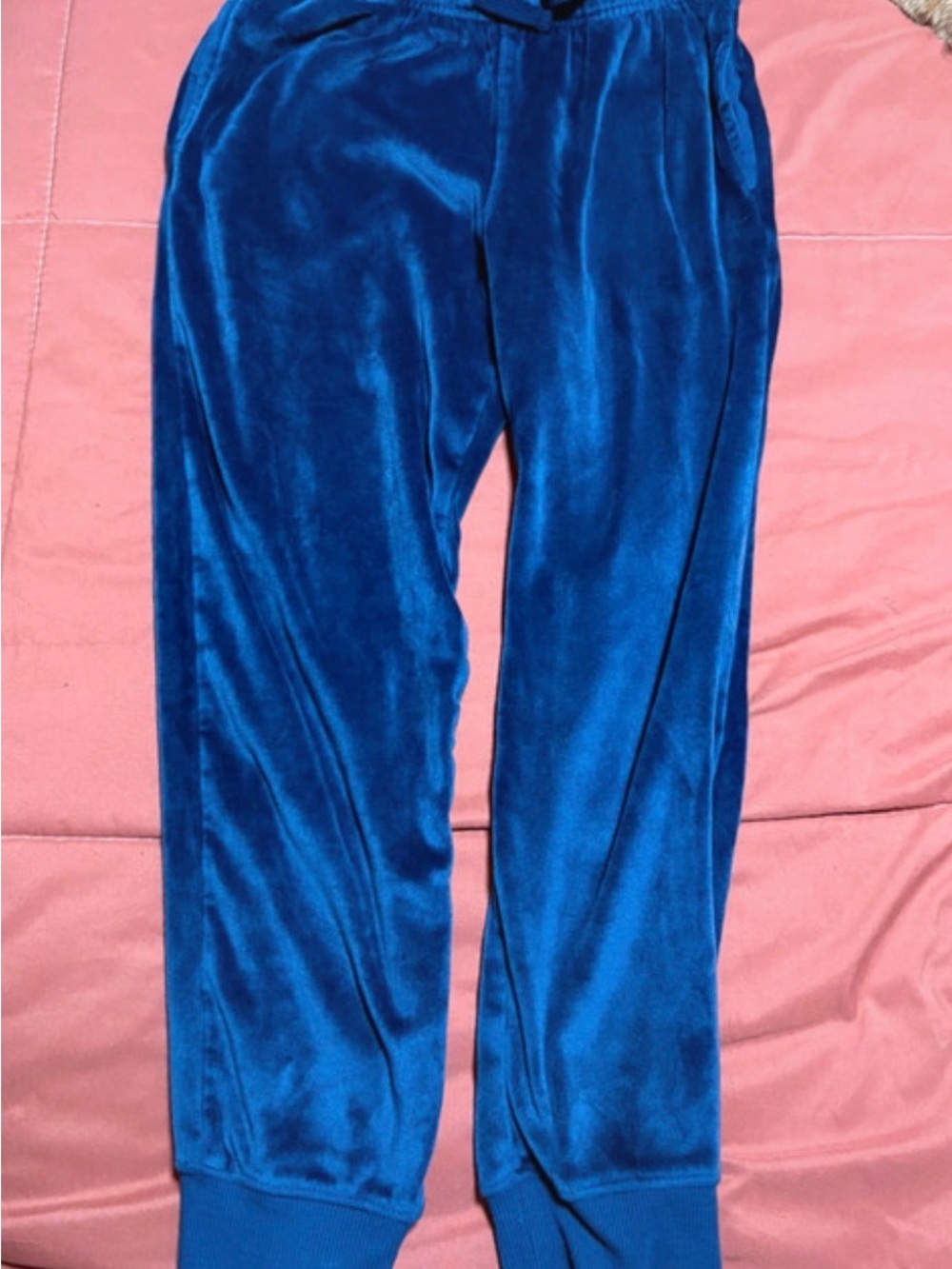 Cat & Jack Royal Blue Velvet Joggers
